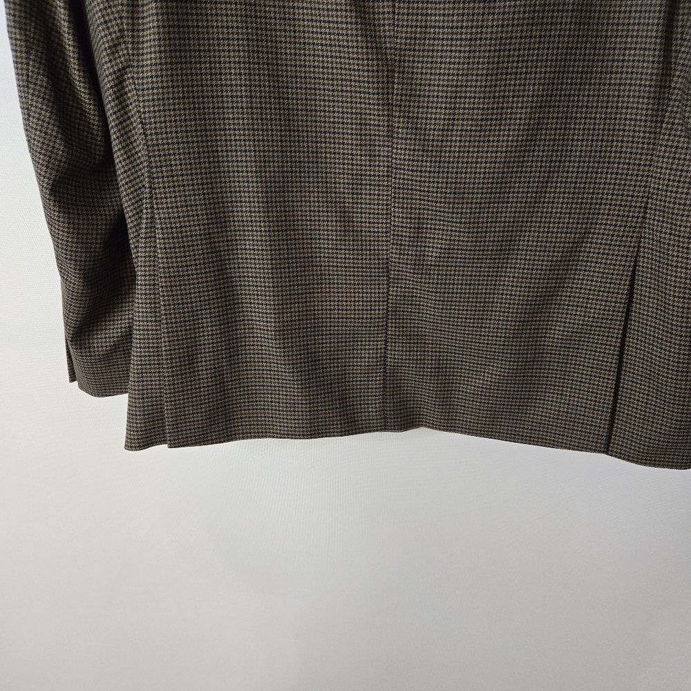 LAUREN by Ralph Lauren Men's Size 46R sporty brown 2-button lined blazer - Picture 7 of 9